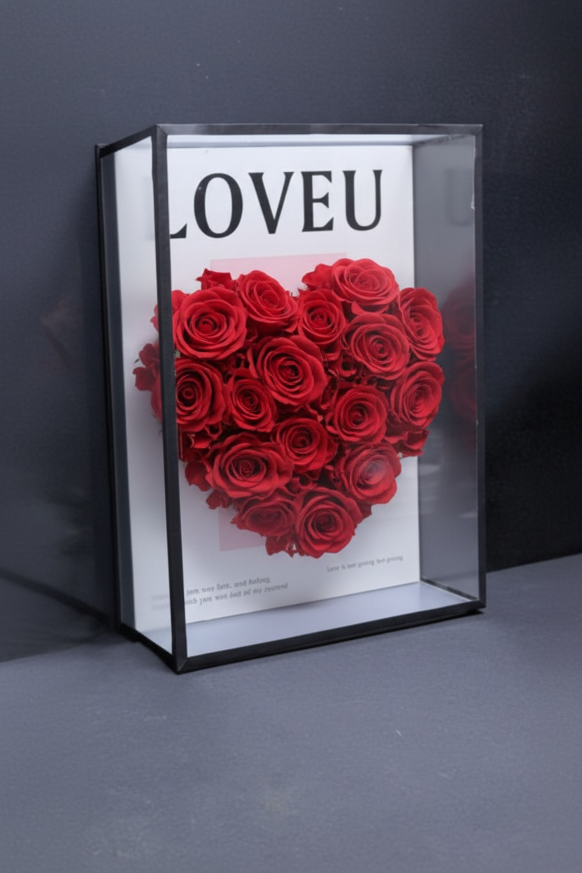 Crystal Love - Acrylic Shadow Box