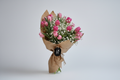 Shelesh branded pink tulip bouquet